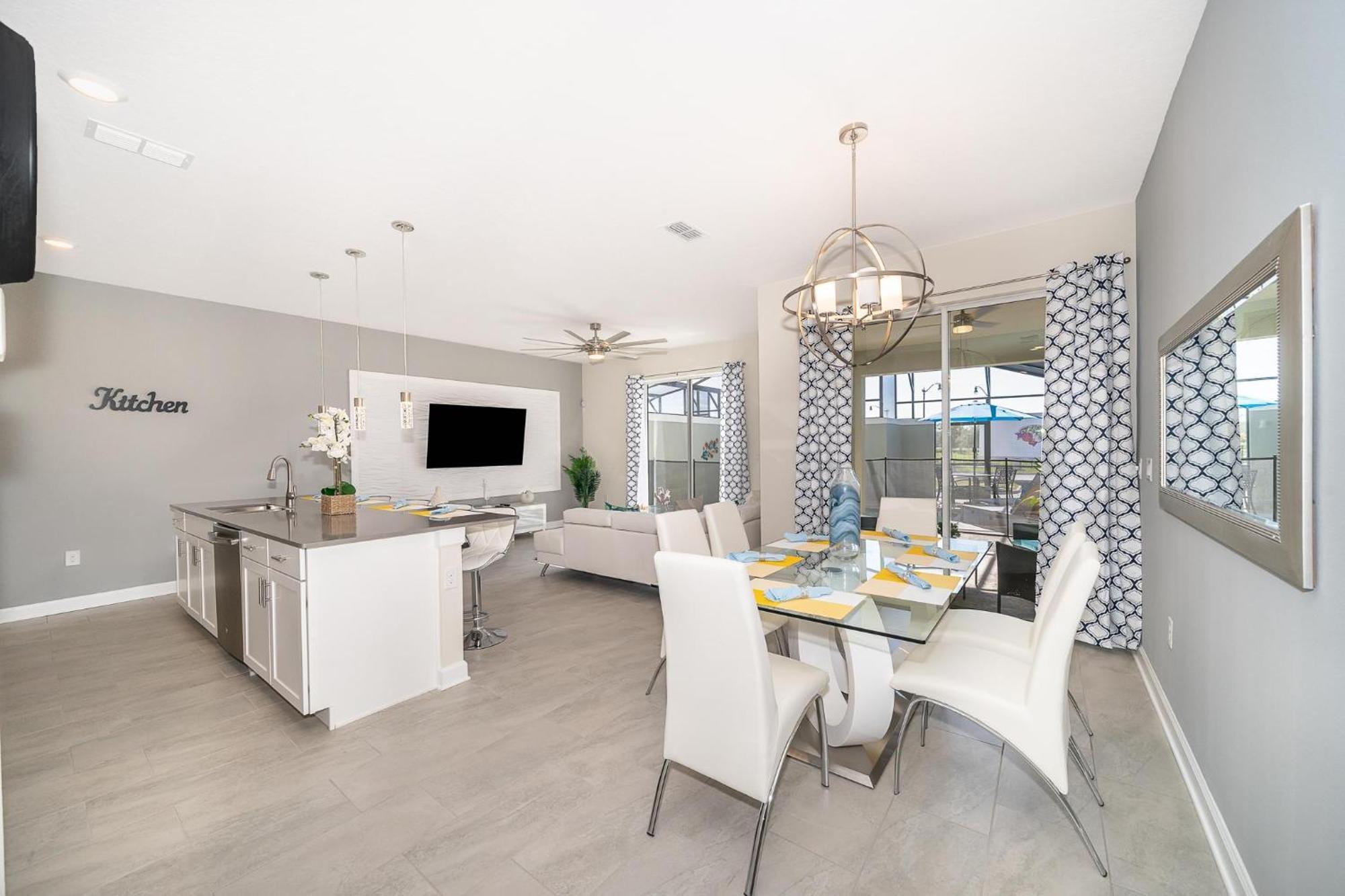 4834sl Townhouse 4 Bedrooms & 3 Bathrooms + Pool Casa de férias Kissimmee